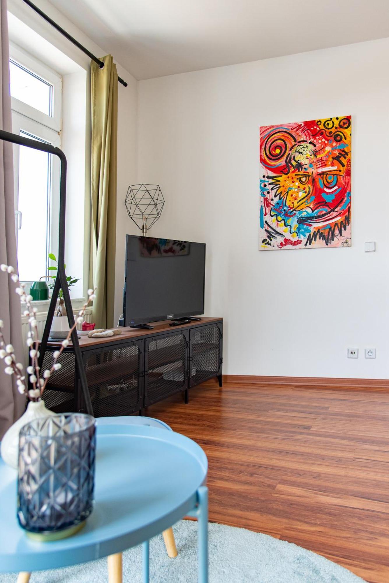 Industriecharme Apartment - Nespresso, Netflix, Wifi, Zentral, Messe Chemnitz Exterior foto